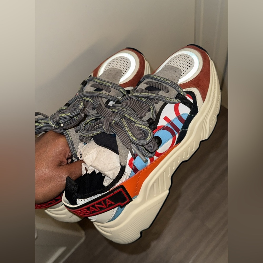 Dolce & Gabbana Colorful Graphic Sneakers